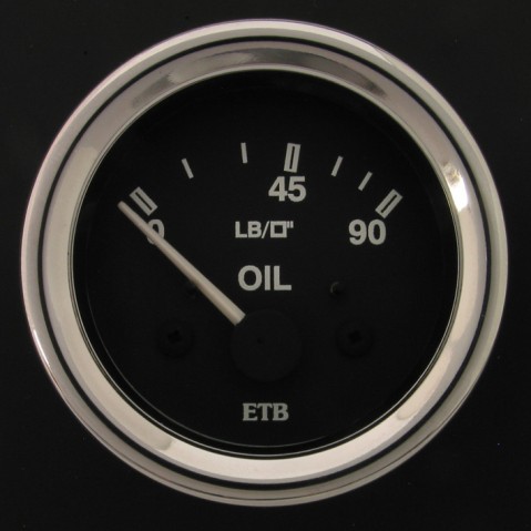 52mm Cobra Oil Pressure Gauge